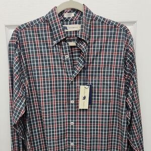 Classic Fit ONWARD PERFROMANCE Checkered Men's Shirt - Blue, Red, White